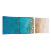 Obraz na płótnie 90x30 - Spokój nad morzem - morze, plaża