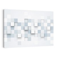 Obraz na płótnie 100x70 - Trójwymiarowe formy geometryczne - geometria, 3D