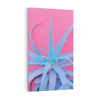 Obraz na płótnie 50x70 - Piękno Pustyni - kaktusy, liście