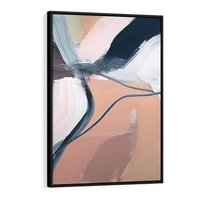 Obraz w ramie 50x70 - Ścieżki Emocji - abstrakcja, farby olejne - rama czarna