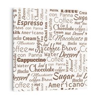 Obraz na płótnie 70x70 - Kawa w Stylu Coffee - kawa, coffee