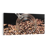 Obraz na płótnie 120x60 - Kawa ziarna pełne aromatu - kawa, ziarna