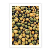 Plakat bez ramy 50x70 - Świeżość Cytrusów - cytryny, limonki