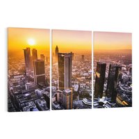 Obraz na płótnie 120x80 - Magiczny Frankfurt - miasto kontrastów - Frankfurt, Niemcy