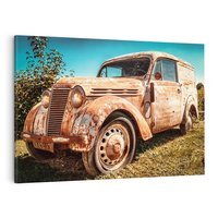 Obraz na płótnie 100x70 - Retro Samochód - retro, samochód
