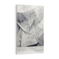 Obraz na płótnie 80x120 - Architektura w trójwymiarowym wymiarze - architektura, 3D