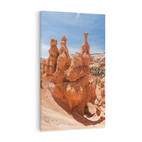 Obraz na płótnie 80x120 - Spektakularne Formacje Naturalne - kanion, pustynia