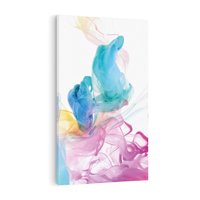Obraz na płótnie 80x120 - Abstrakcyjne Pastelowe Piękno - abstrakcja, pastelowe