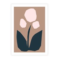 Plakat bez ramy 30x40 - Refleksje Boho Przyrody - abstrakcyjny obraz, plakat