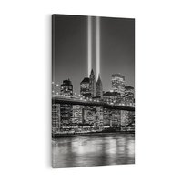 Obraz na płótnie 50x70 - Miasto ożywione nocą - miasto, noc