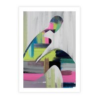 Plakat bez ramy 40x50 - Impulsy Marzeń - abstrakcyjna sztuka, nowoczesny obraz