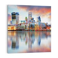Obraz na płótnie 50x50 - Magiczne Miasto - Londyn, UK