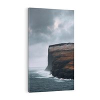 Obraz na płótnie 80x120 - Przyroda w Majestacie - fiordy, klify