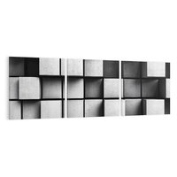 Obraz na płótnie 120x40 - Geometryczne Elegancje - nowoczesny, geometryczny