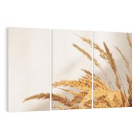 Obraz na płótnie 120x80 - Swobodne trawy boho - boho, suche