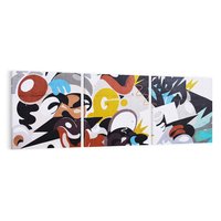 Obraz na płótnie 150x50 - Moc kolorów w graffiti - graffiti