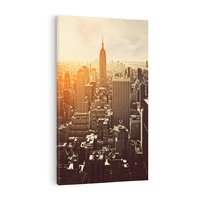 Obraz na płótnie 80x120 - Nowojorska Skyline - Manhattan, Nowy Jork