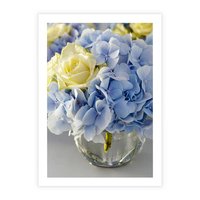 Plakat bez ramy 21x30 - Różany Bukiet - bukiet, kwiaty