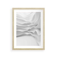 Plakat w ramie 40x50 - Żywa Natur - 3d, abstrakcja - rama drewno