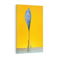 Obraz na płótnie 80x120 - Niebiańskie liście - liść, liście