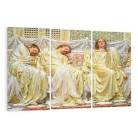 Obraz na płótnie 120x80 - "Marzyciele" (1850-1882) Albert Joseph Moore - Reprodukcja - reprodukcja, obraz na płótnie