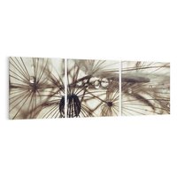 Obraz na płótnie 120x40 - Lekkie dmuchawce - dmuchawce, krople