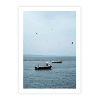 Plakat bez ramy 30x40 - Rybacki Urok - morze, kutry rybackie