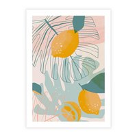 Plakat bez ramy 21x30 - Świeżość Natury - plakat, nowoczesna grafika