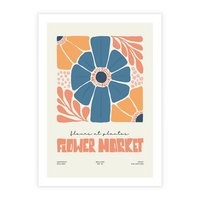 Plakat bez ramy 30x40 - Rozbijające Widoki - kwiaty, nowoczesny plakat