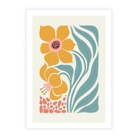 Plakat bez ramy 50x70 - Pastelowa Piękność - nowoczesna sztuka, plakat