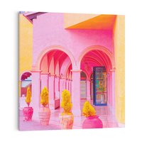 Obraz na płótnie 50x50 - Marokańskie pastele - marokański, pastele