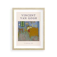 Plakat w ramie 50x70 - Reprodukcja van Gogha - vincent van gogh, reprodukcja - rama drewno