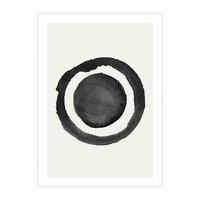 Plakat bez ramy 21x30 - Bezgraniczne Widoki - abstrakcyjne plamy okręgi, akwarelowe