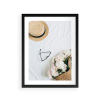 Plakat w ramie 30x40 - Urok Kobiecej Fotografii - kompozycja kobieca, fotografia - rama czarna