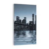 Obraz na płótnie 70x100 - Nocne pejzaże miasta - miasto, nocą