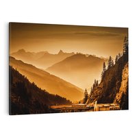 Obraz na płótnie 120x80 - Góry w krajobrazie - góry, krajobraz