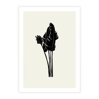 Plakat bez ramy 30x40 - Elegancja Palm - nowoczesna sztuka, minimalistyczny styl