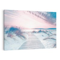 Obraz na płótnie 70x50 - Magia Zachodu Słońca - fotografia, stonowane kolory