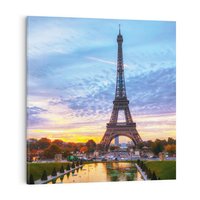 Obraz na płótnie 50x50 - Francja: romantyczny Paryż - Francja, Paryż