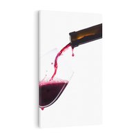 Obraz na płótnie 50x70 - Radość w smaku wina - wino