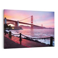 Obraz na płótnie 100x70 - Golden Gate most USA - Golden Gate, most