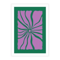 Plakat bez ramy 21x30 - Bezczasowe Impresje - abstrakcyjny plakat, boho styl