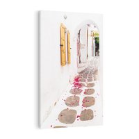 Obraz na płótnie 70x100 - Urok Południowej Uliczki - uliczka, południe