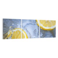 Obraz na płótnie 150x50 - Cytryny Kwasowa Świeżość - cytryny, owoce