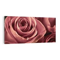 Obraz na płótnie 100x50 - Romantyczna Róż - róża, kwiat