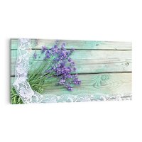 Obraz na płótnie 100x50 - Romantyczna lawenda - lawenda, kwiaty