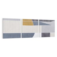 Obraz na płótnie 90x30 - Odbicie wschodzącego jutra - graficzne kształty, geometria