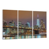 Obraz na płótnie 120x80 - Ikona Nowego Jorku - most, Nowy Jork