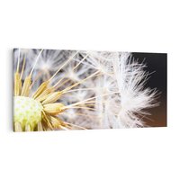 Obraz na płótnie 120x60 - Dmuchawiec: lekkość natury - dmuchawiec, natura