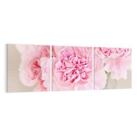 Obraz na płótnie 150x50 - Kwiatowe Rytmy - kwiat, kwiaty